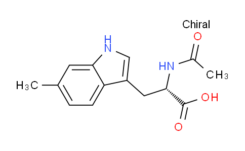 CAS No. 187028-77-9, (S)-2-Acetamido-3-(6-methyl-1H-indol-3-yl)propanoic acid