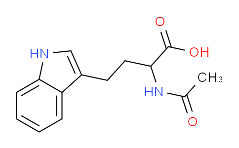 CAS No. 205813-00-9, 2-Acetamido-4-(1H-indol-3-yl)butanoic acid