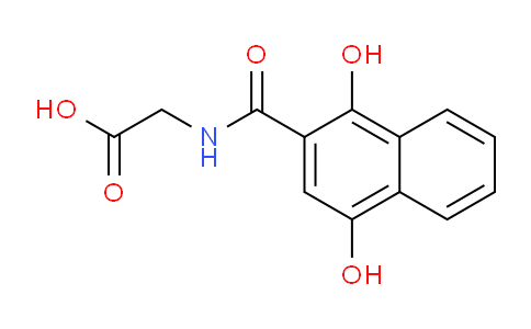 CAS No. 88004-92-6, 2-(1,4-Dihydroxy-2-naphthamido)acetic acid