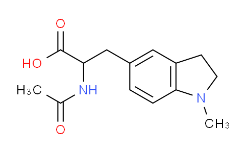 CAS No. 1404879-89-5, 2-Acetamido-3-(1-methylindolin-5-yl)propanoic acid
