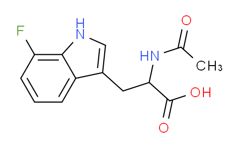CAS No. 138471-57-5, 2-Acetamido-3-(7-fluoro-1H-indol-3-yl)propanoic acid