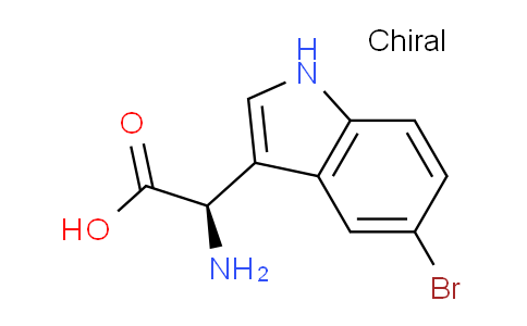 CAS No. 1270081-45-2, (R)-2-Amino-2-(5-bromo-1H-indol-3-yl)acetic acid