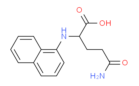 CAS No. 94063-01-1, 5-Amino-2-(naphthalen-1-ylamino)-5-oxopentanoic acid