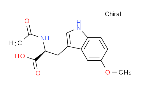 CAS No. 67010-09-7, (S)-2-Acetamido-3-(5-methoxy-1H-indol-3-yl)propanoic acid