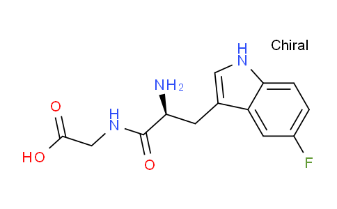 CAS No. 918957-35-4, (S)-2-(2-Amino-3-(5-fluoro-1H-indol-3-yl)propanamido)acetic acid