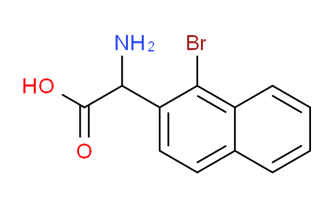 CAS No. 299164-81-1, 2-Amino-2-(1-bromonaphthalen-2-yl)acetic acid