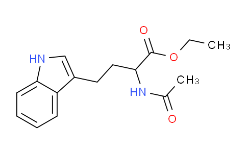 CAS No. 110504-55-7, Ethyl 2-acetamido-4-(1H-indol-3-yl)butanoate