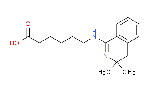 CAS No. 187884-88-4, 6-((3,3-Dimethyl-3,4-dihydroisoquinolin-1-yl)amino)hexanoic acid