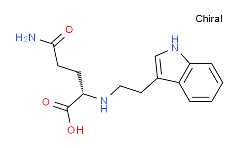 CAS No. 99633-83-7, (S)-2-((2-(1H-Indol-3-yl)ethyl)amino)-5-amino-5-oxopentanoic acid
