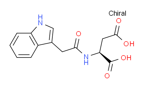 CAS No. 2456-73-7, (S)-2-(2-(1H-Indol-3-yl)acetamido)succinic acid