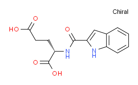 CAS No. 116408-48-1, (S)-2-(1H-Indole-2-carboxamido)pentanedioic acid
