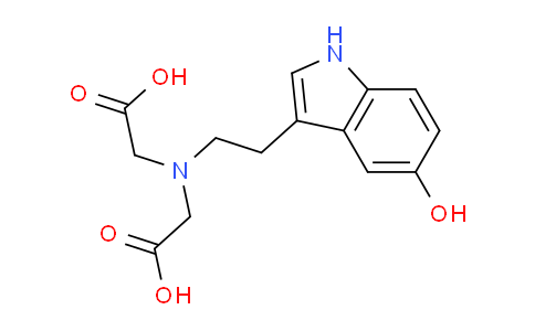 CAS No. 919079-56-4, 2,2'-((2-(5-Hydroxy-1H-indol-3-yl)ethyl)azanediyl)diacetic acid