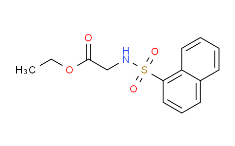 CAS No. 633299-24-8, Ethyl 2-(naphthalene-1-sulfonamido)acetate