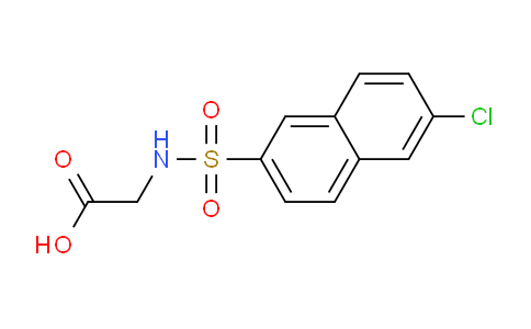CAS No. 123090-06-2, 2-(6-Chloronaphthalene-2-sulfonamido)acetic acid