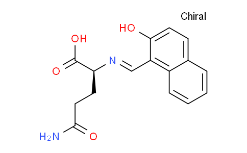 CAS No. 648884-72-4, (S)-5-Amino-2-(((2-hydroxynaphthalen-1-yl)methylene)amino)-5-oxopentanoic acid