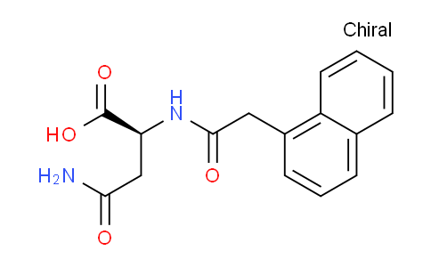CAS No. 32667-89-3, (S)-4-Amino-2-(2-(naphthalen-1-yl)acetamido)-4-oxobutanoic acid