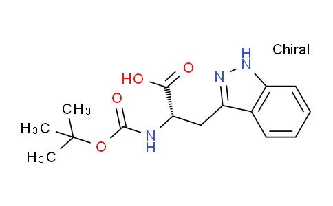 CAS No. 904324-48-7, (S)-2-((tert-Butoxycarbonyl)amino)-3-(1H-indazol-3-yl)propanoic acid