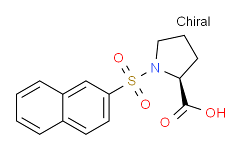 CAS No. 518306-15-5, (S)-1-(Naphthalen-2-ylsulfonyl)pyrrolidine-2-carboxylic acid