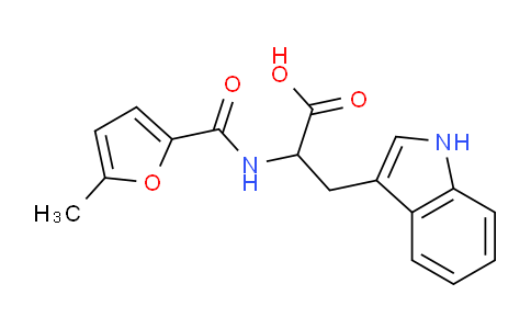 CAS No. 360573-13-3, 3-(1H-Indol-3-yl)-2-(5-methylfuran-2-carboxamido)propanoic acid