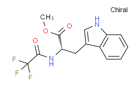 CAS No. 1604-49-5, (S)-Methyl 3-(1H-indol-3-yl)-2-(2,2,2-trifluoroacetamido)propanoate