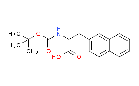 CAS No. 56583-58-5, 2-((tert-Butoxycarbonyl)amino)-3-(naphthalen-2-yl)propanoic acid