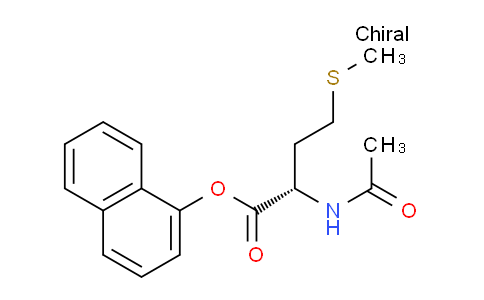CAS No. 69975-69-5, (S)-Naphthalen-1-yl 2-acetamido-4-(methylthio)butanoate