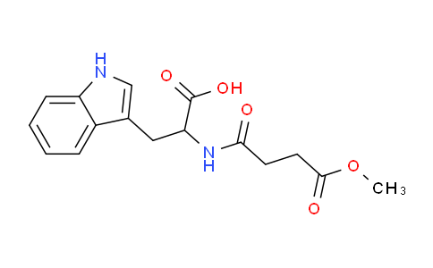 CAS No. 116208-83-4, 3-(1H-Indol-3-yl)-2-(4-methoxy-4-oxobutanamido)propanoic acid