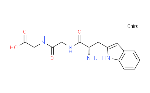 CAS No. 21236-55-5, (S)-2-(2-(2-Amino-3-(1H-indol-2-yl)propanamido)acetamido)acetic acid