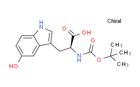 CAS No. 119768-45-5, (S)-2-((tert-Butoxycarbonyl)amino)-3-(5-hydroxy-1H-indol-3-yl)propanoic acid