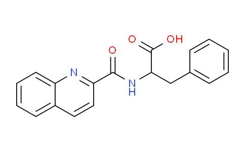 CAS No. 6308-53-8, 3-Phenyl-2-(quinoline-2-carboxamido)propanoic acid