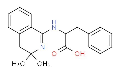 CAS No. 1397005-80-9, 2-((3,3-Dimethyl-3,4-dihydroisoquinolin-1-yl)amino)-3-phenylpropanoic acid