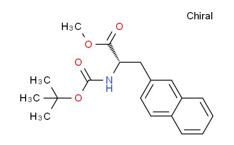 CAS No. 176896-73-4, (S)-Methyl 2-((tert-butoxycarbonyl)amino)-3-(naphthalen-2-yl)propanoate