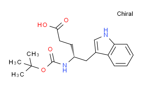 CAS No. 959577-59-4, (R)-4-((tert-Butoxycarbonyl)amino)-5-(1H-indol-3-yl)pentanoic acid