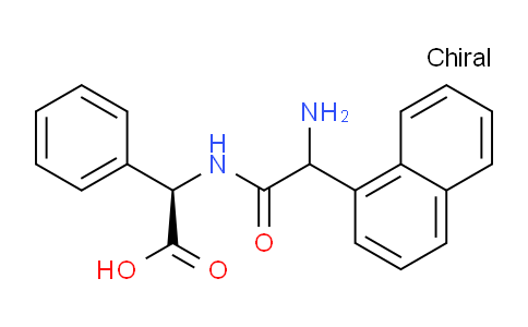 CAS No. 160289-70-3, (2R)-2-(2-Amino-2-(naphthalen-1-yl)acetamido)-2-phenylacetic acid
