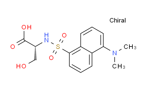 CAS No. 77481-09-5, (R)-2-(5-(Dimethylamino)naphthalene-1-sulfonamido)-3-hydroxypropanoic acid