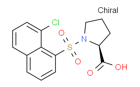 CAS No. 1008934-47-1, (S)-1-((8-Chloronaphthalen-1-yl)sulfonyl)pyrrolidine-2-carboxylic acid