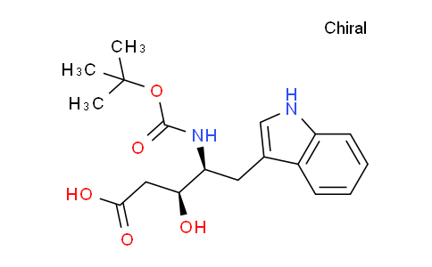 CAS No. 109579-23-9, Boc-(3S,4S)-4-amino-3-hydroxy-5-(3-indolyl)pentanoic acid