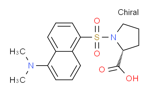 CAS No. 114420-32-5, (R)-1-((5-(Dimethylamino)naphthalen-1-yl)sulfonyl)pyrrolidine-2-carboxylic acid