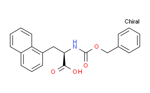 CAS No. 96402-43-6, (R)-2-(((Benzyloxy)carbonyl)amino)-3-(naphthalen-1-yl)propanoic acid