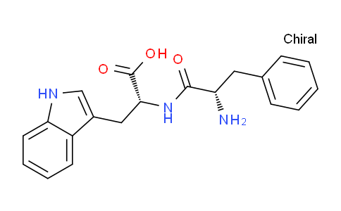 CAS No. 66421-20-3, (R)-2-((S)-2-Amino-3-phenylpropanamido)-3-(1H-indol-3-yl)propanoic acid