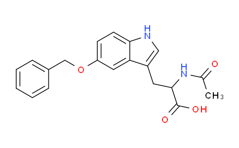 CAS No. 53017-51-9, 2-Acetamido-3-(5-(benzyloxy)-1H-indol-3-yl)propanoic acid