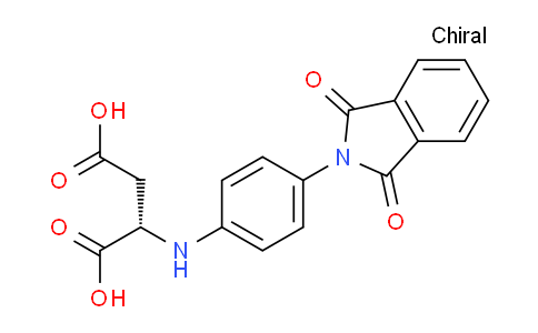 CAS No. 834894-52-9, (S)-2-((4-(1,3-Dioxoisoindolin-2-yl)phenyl)amino)succinic acid