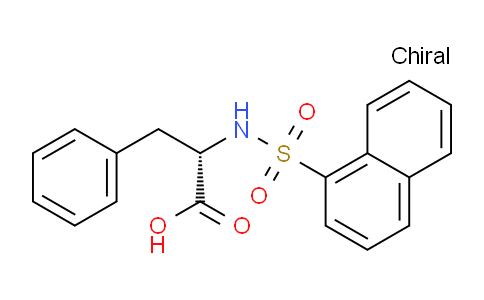CAS No. 90291-46-6, (S)-2-(Naphthalene-1-sulfonamido)-3-phenylpropanoic acid