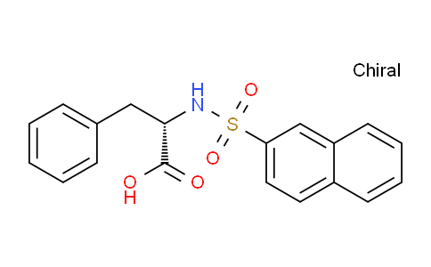 CAS No. 55953-52-1, (S)-2-(Naphthalene-2-sulfonamido)-3-phenylpropanoic acid