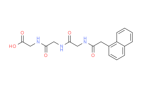 CAS No. 75491-17-7, 2-(2-(2-(2-(Naphthalen-1-yl)acetamido)acetamido)acetamido)acetic acid