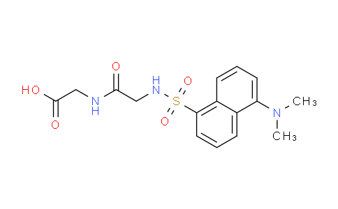 CAS No. 65251-19-6, 2-(2-(5-(Dimethylamino)naphthalene-1-sulfonamido)acetamido)acetic acid