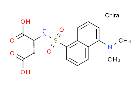 CAS No. 95465-25-1, (R)-2-(5-(Dimethylamino)naphthalene-1-sulfonamido)succinic acid
