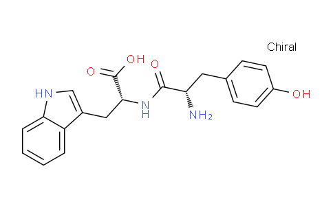 CAS No. 22032-67-3, (R)-2-((S)-2-Amino-3-(4-hydroxyphenyl)propanamido)-3-(1H-indol-3-yl)propanoic acid