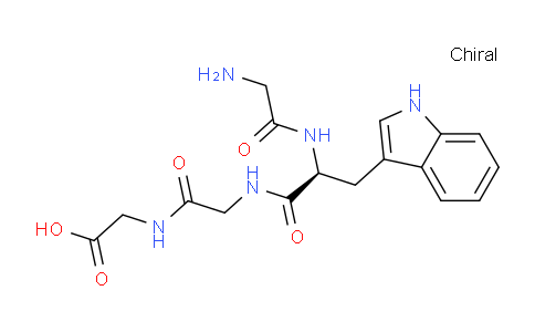 CAS No. 24591-52-4, (S)-2-(2-(2-(2-Aminoacetamido)-3-(1H-indol-3-yl)propanamido)acetamido)acetic acid