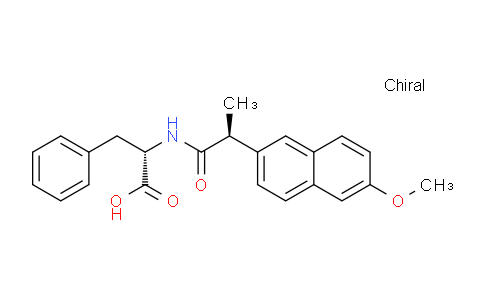 CAS No. 140225-83-8, (S)-2-((S)-2-(6-Methoxynaphthalen-2-yl)propanamido)-3-phenylpropanoic acid
